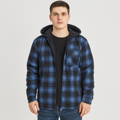 Johan | Gefüttertes Winter-Kapuzenhemd für Herren