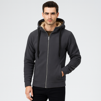 Leo | Warme Wattierte Jacke mit Kapuze
