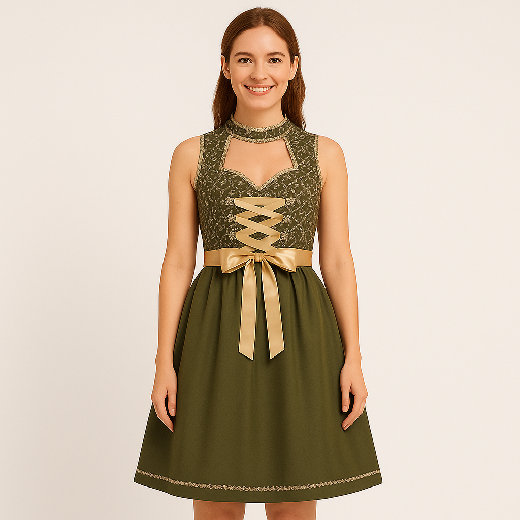 Oktoberfest Dirndl Damen – Mit Schürze