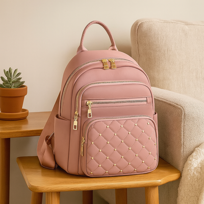 Rucksack im lässigen Stil mit großem Fassungsvermögen – leicht und robust mit verstellbarem Riemen und mehreren Taschen