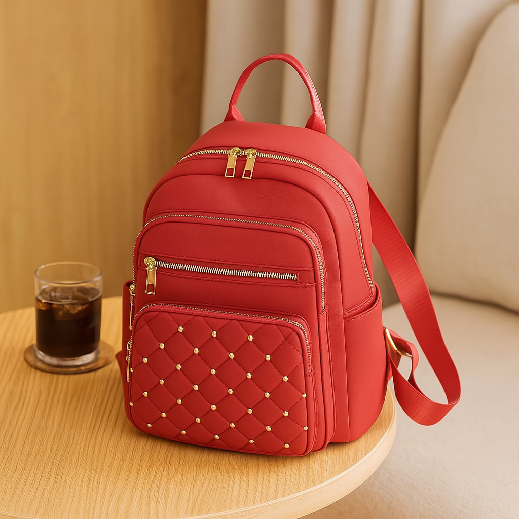 Rucksack im lässigen Stil mit großem Fassungsvermögen – leicht und robust mit verstellbarem Riemen und mehreren Taschen