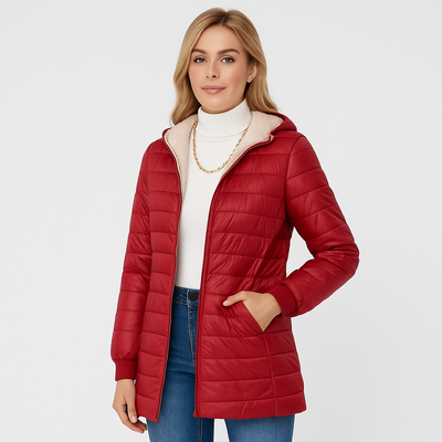 Norah Wintermantel mit Fleecefutter – Mit Kapuze und ultrabequem