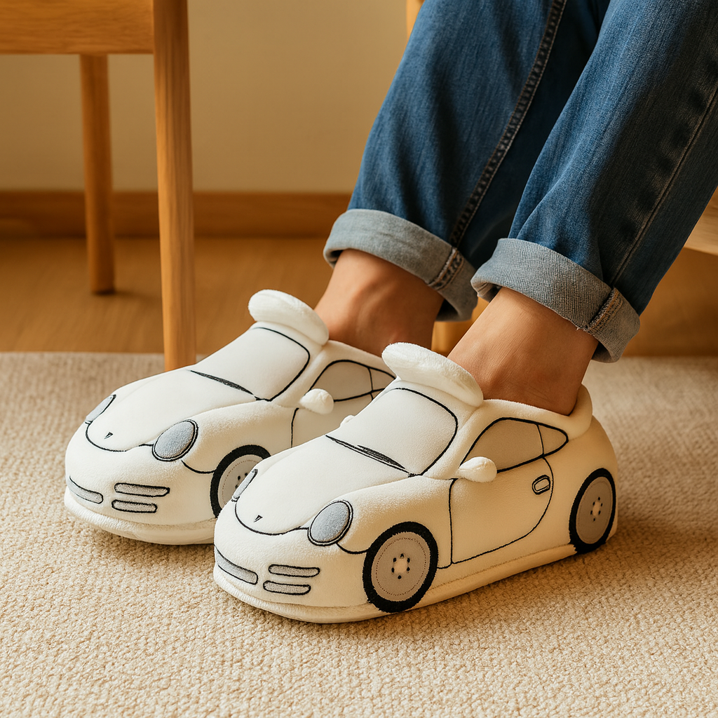 Anders | Warme Herren-Winterhausschuhe mit Wollfutter