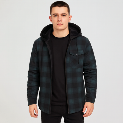 Johan | Gefüttertes Winter-Kapuzenhemd für Herren