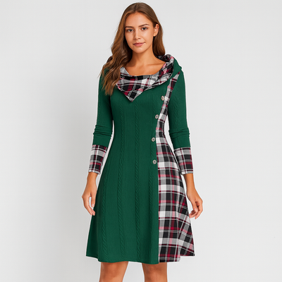 Maribel | Winterjacke mit Kapuze und Kunstfellbesatz