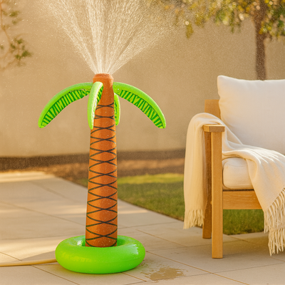 Aufblasbarer Gartensprinkler – Wasserspielzeug im Baum-Stil