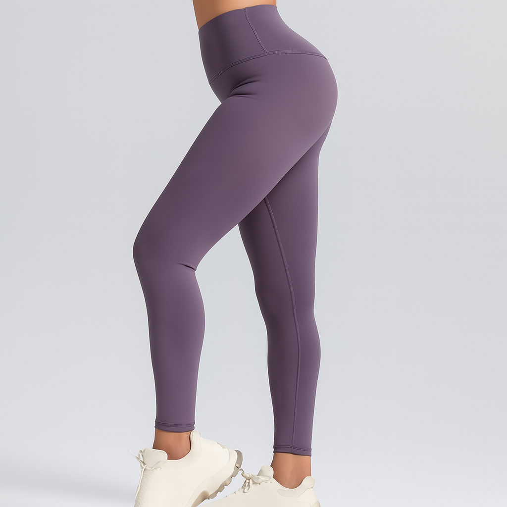 Damen Yoga Leggings mit Hohem Bund – Bauchkontrolle & Stretch Passform für Yoga & Pilates