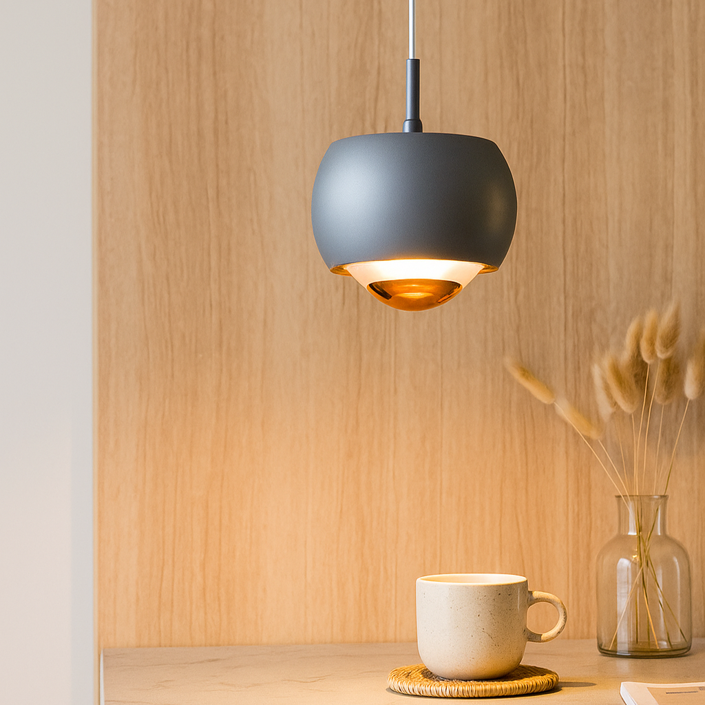 HaloForm – Minimalistische Pendelleuchte mit LED-Licht und elegantem kreisförmigem Design