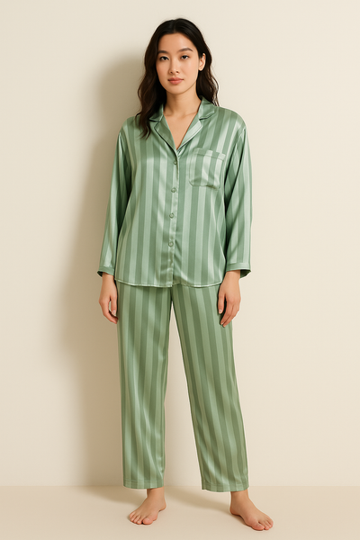 Christabel Gestreiftes Pyjama-Set