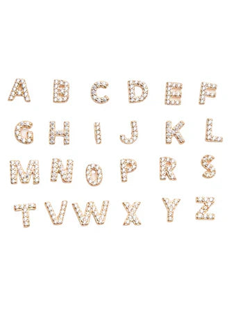 Initialen-Ohrring | Gold