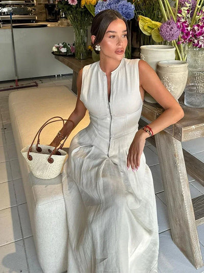 Ärmelloses Maxikleid | Elegant & Bequem | Sophie