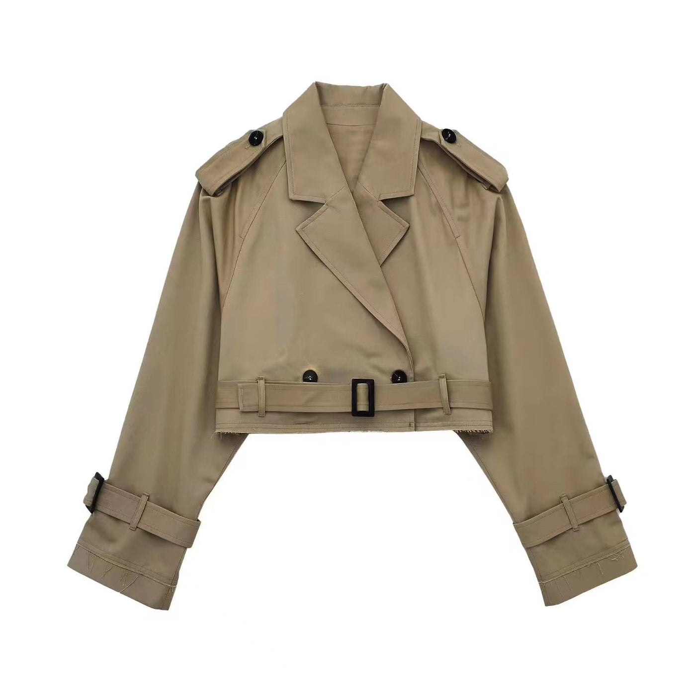 Stephanie | Eleganter Kurzer Trenchcoat