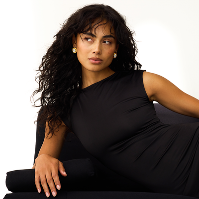 Giselle Gold Pearl Earrings