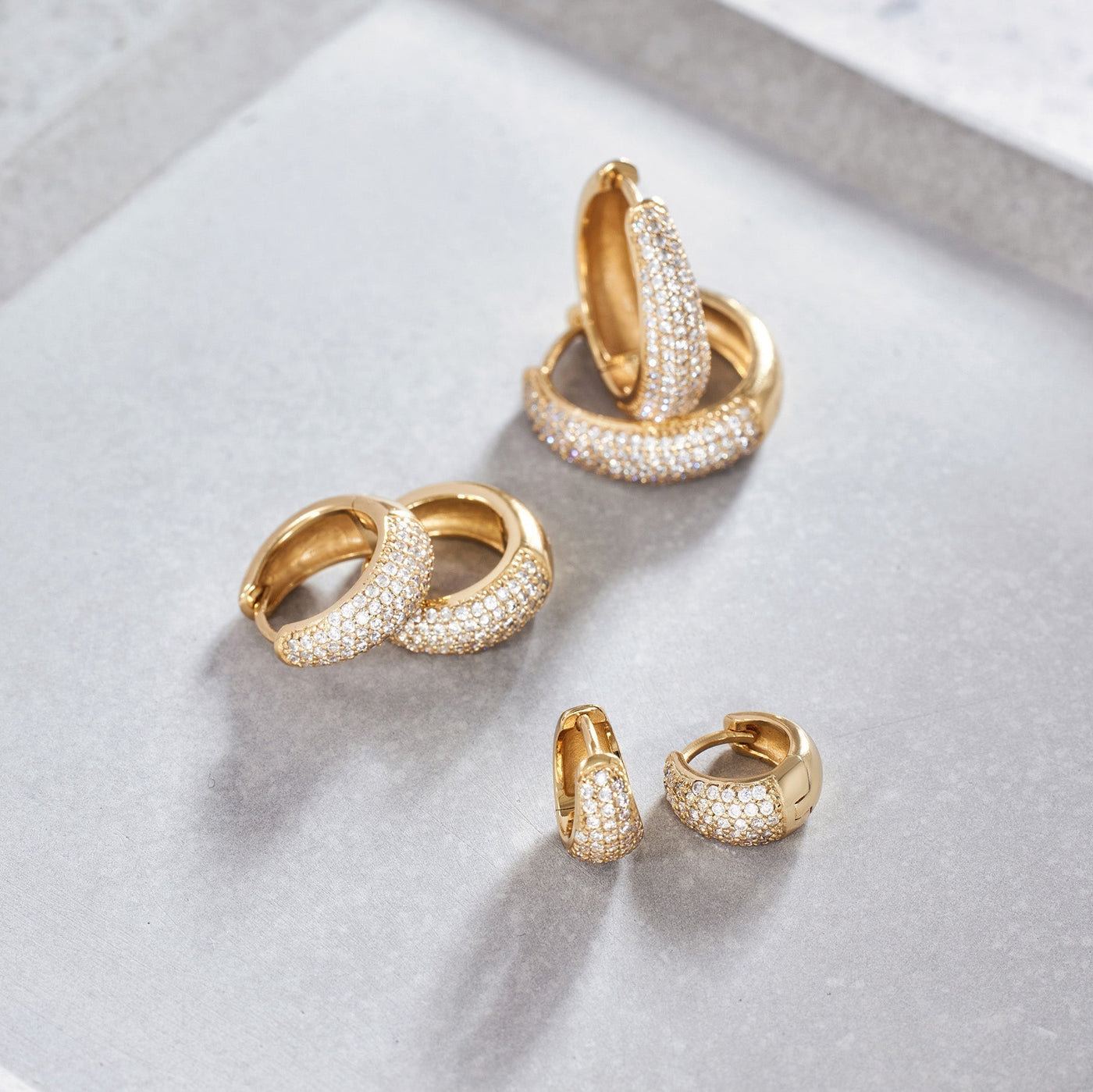 Gold Jules Mini Hoop Earrings