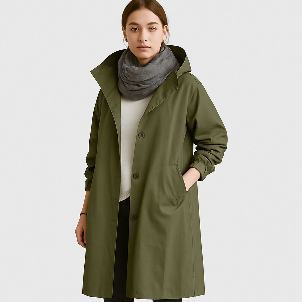 Ella | Zeitloser, wasserdichter Trenchcoat
