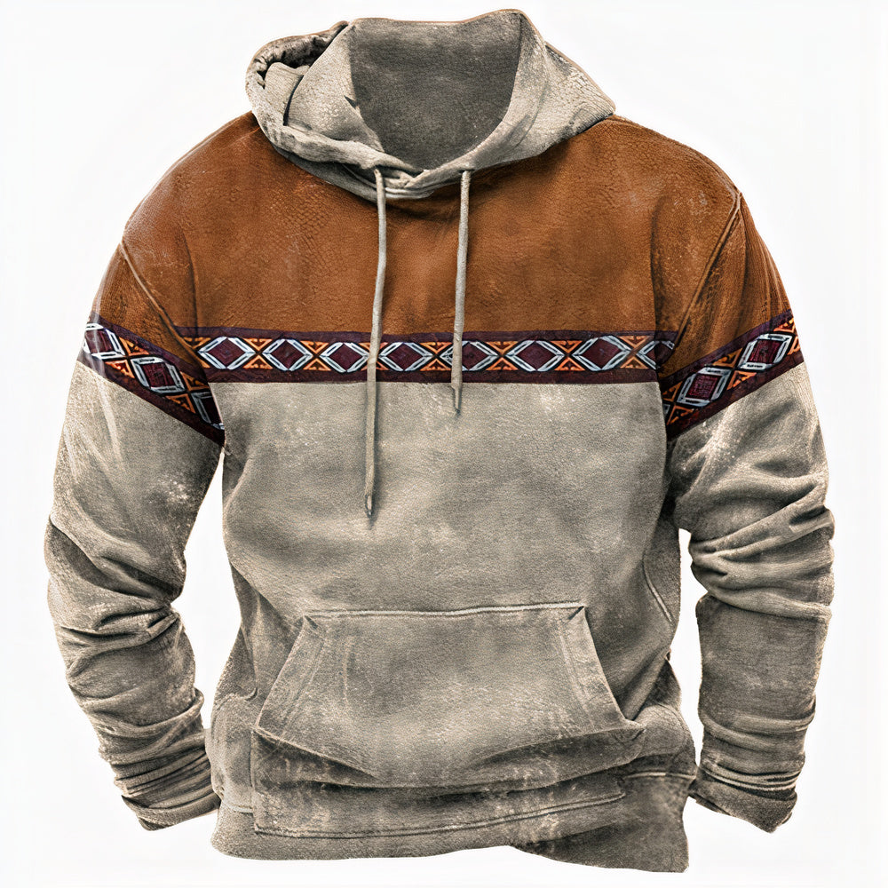 Ethno Herren Hoodie für Lässigen Stil