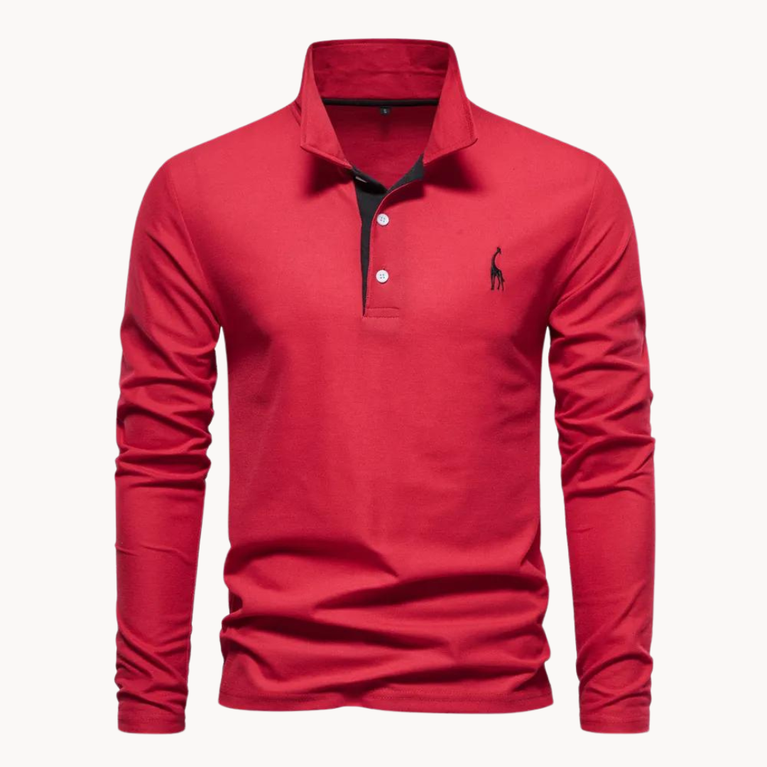 Bronson | Raffinierte Langarm-Polo