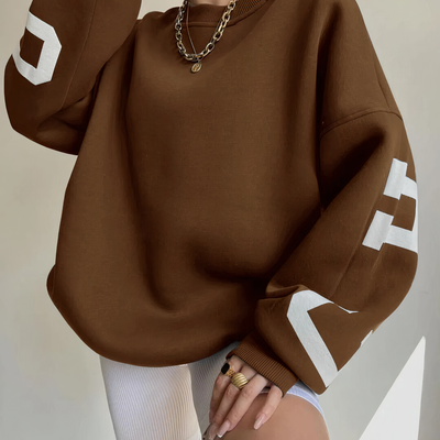 Esmeralda | Gemütlicher Oversized Komfort Damenpullover