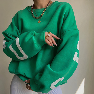Esmeralda | Gemütlicher Oversized Komfort Damenpullover