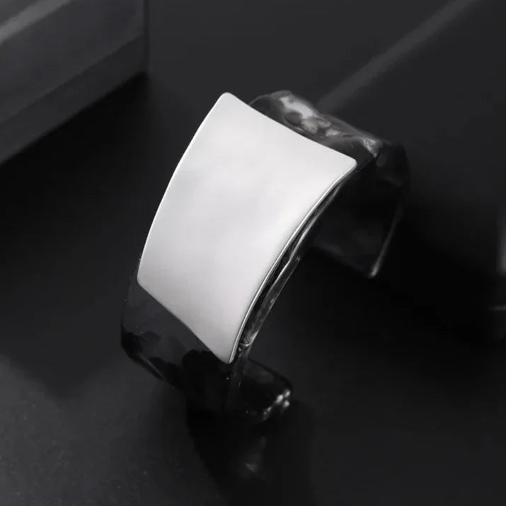 Elegante Statement Damen Armreif Manschette Gold Silber