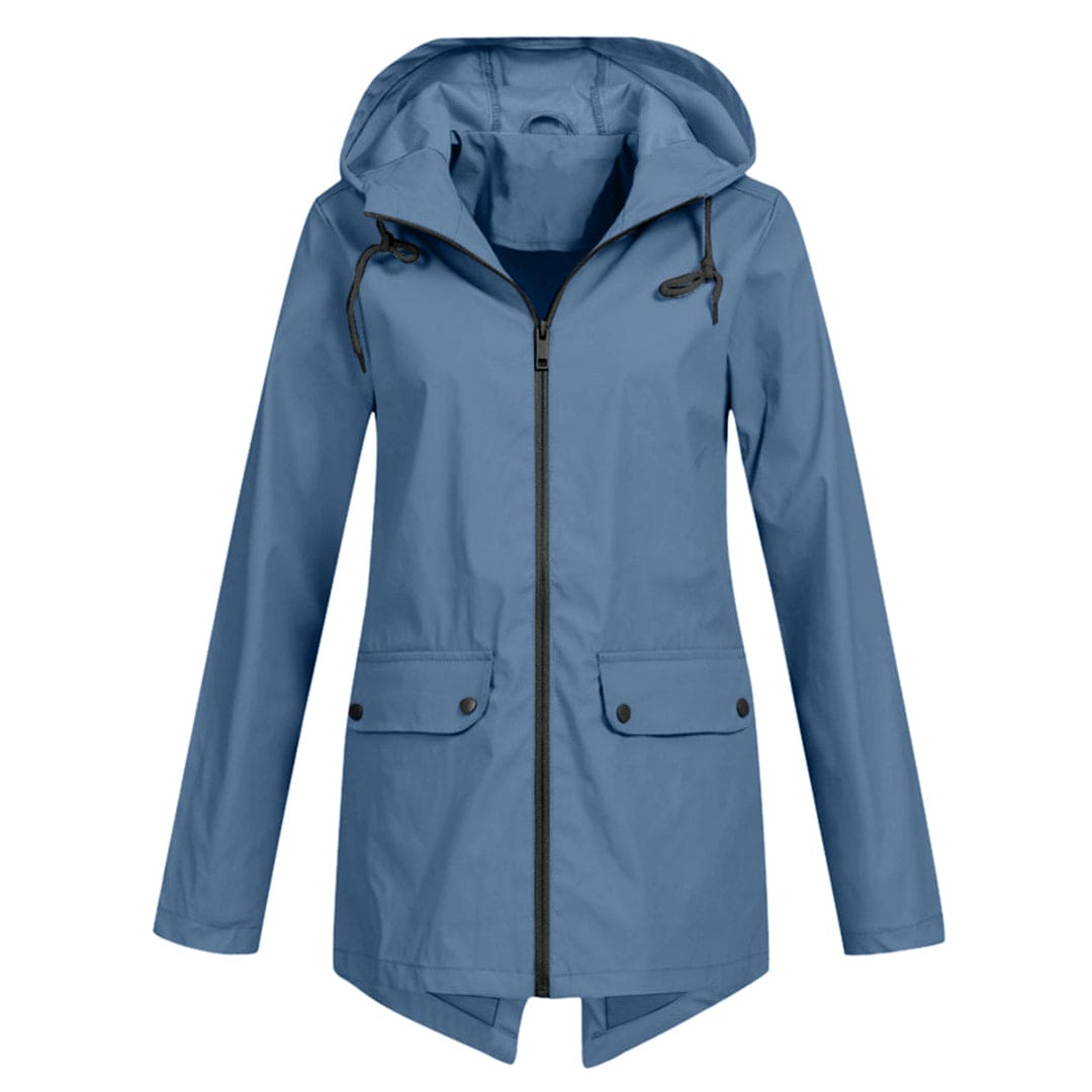 Damen Kapuze Regenjacke | Wasserdichte