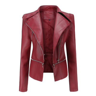 Jessika | Moderne Figurbetonte Bikerjacke