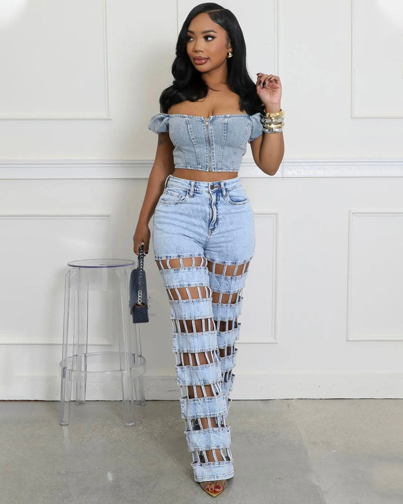 Molly | Tic Tac Toe Jeans