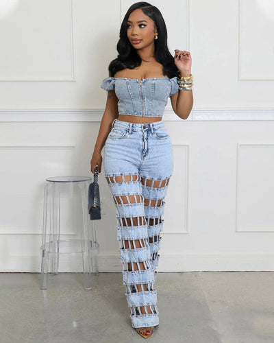 Molly | Tic Tac Toe Jeans