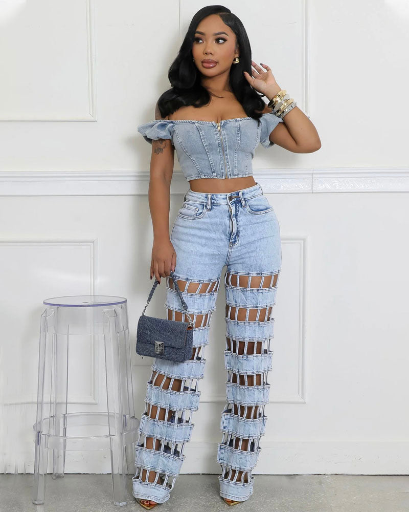 Molly | Tic Tac Toe Jeans