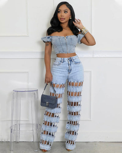 Molly | Tic Tac Toe Jeans