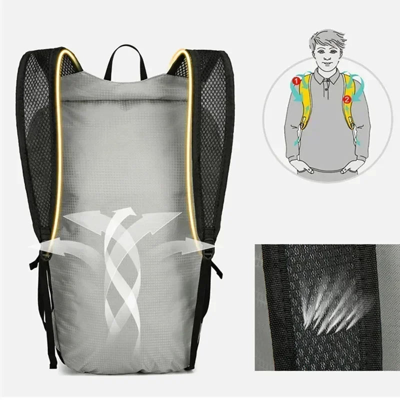 Flexo | Ultraleichter Faltbarer Rucksack für Reisen