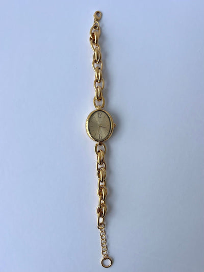 Ovale Vintage Damen Armbanduhr