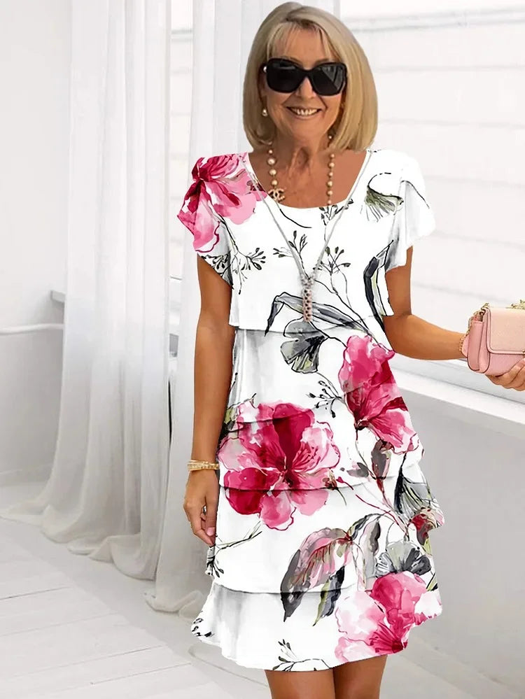 Florales Damen Sommerkleid
