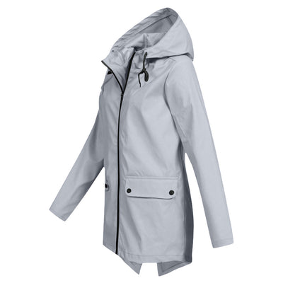 Leichte Regenjacke mit Kapuze für Damen
