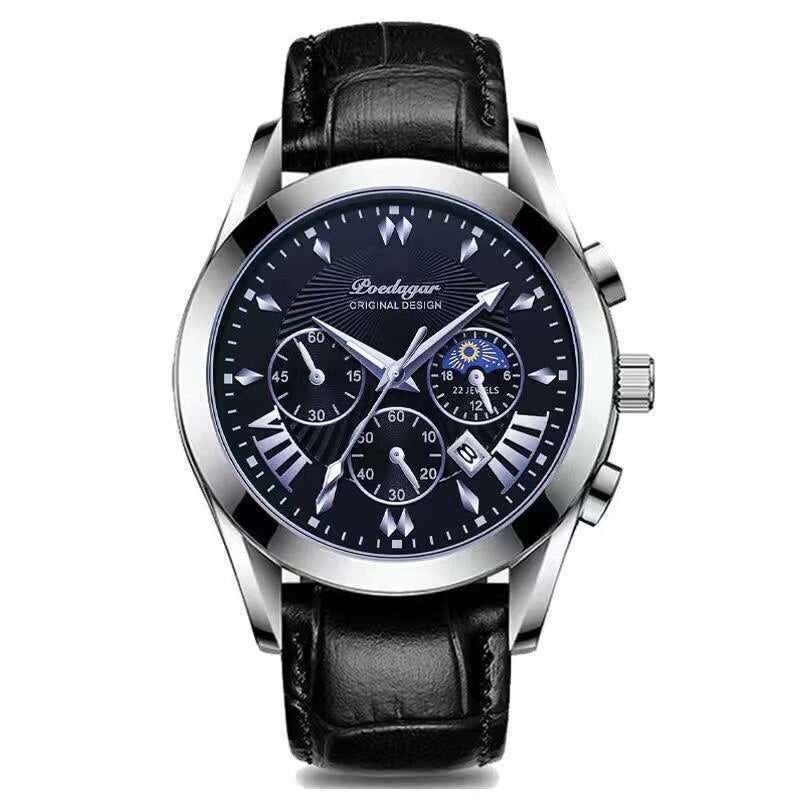 LUXUSUHR MIT LEDERBAND