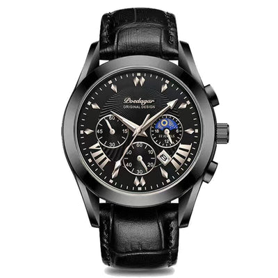 LUXUSUHR MIT LEDERBAND