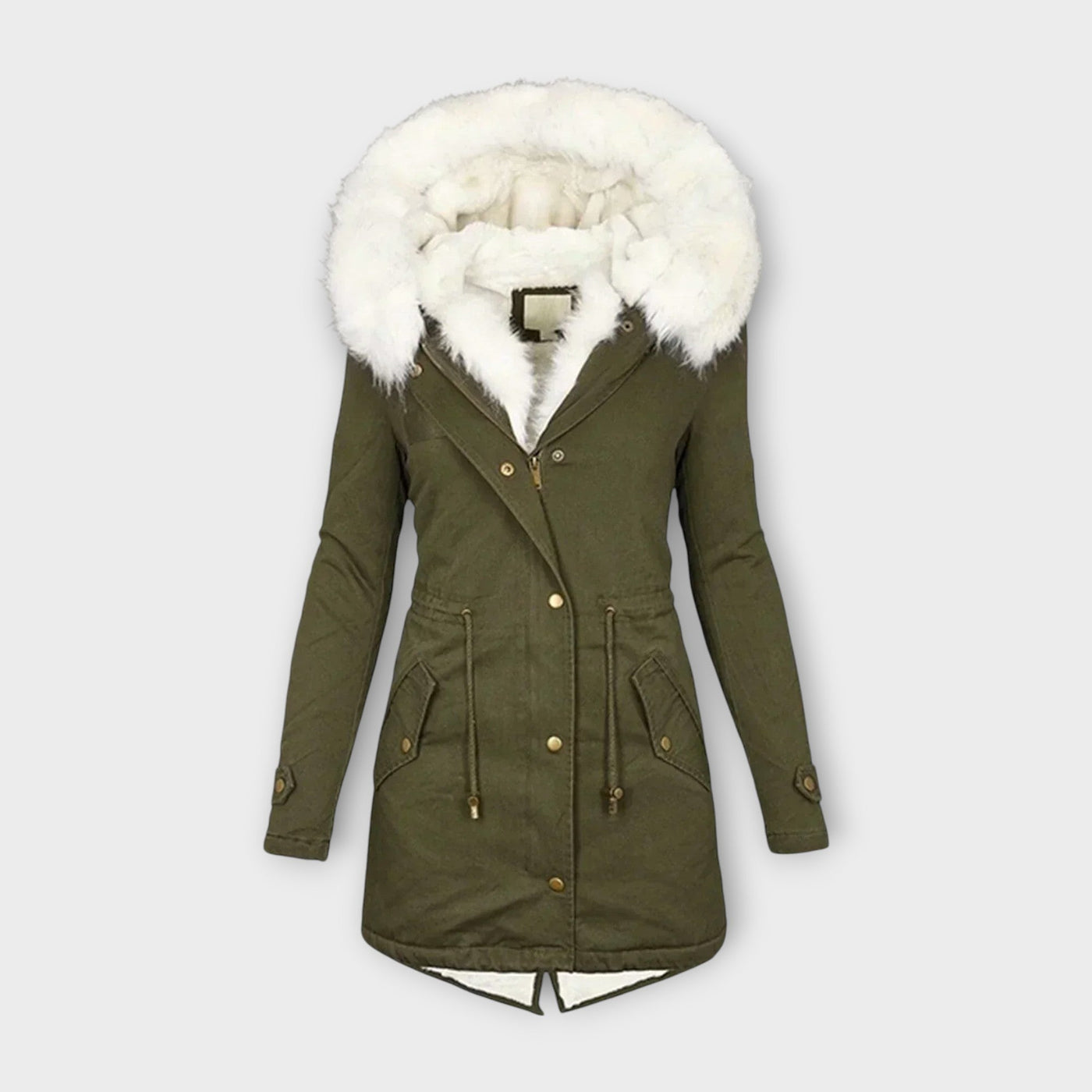 Ivanelle – Winterjacke mit Fellkapuze