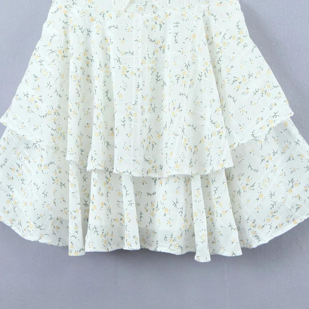 Heidi | Lochstickerei Minikleid