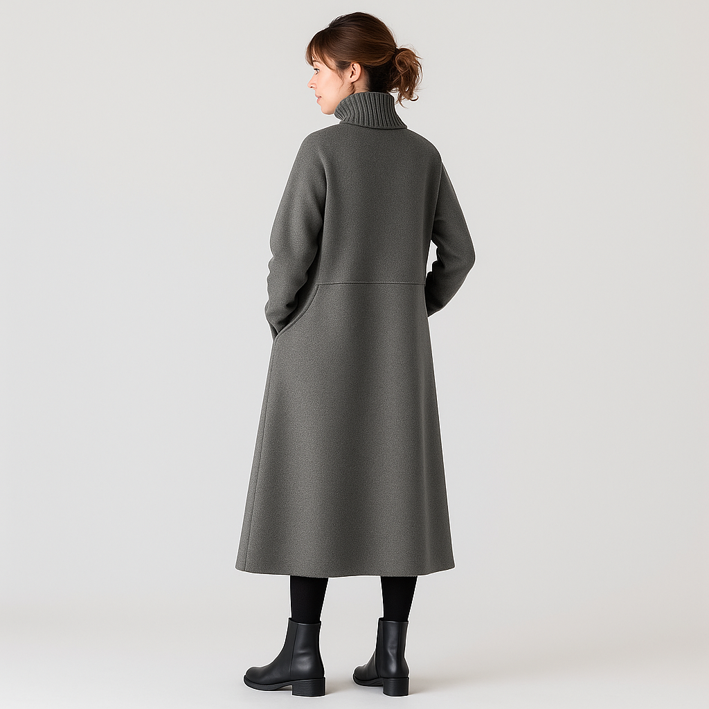 Helene | Strickkleid mit Taschen