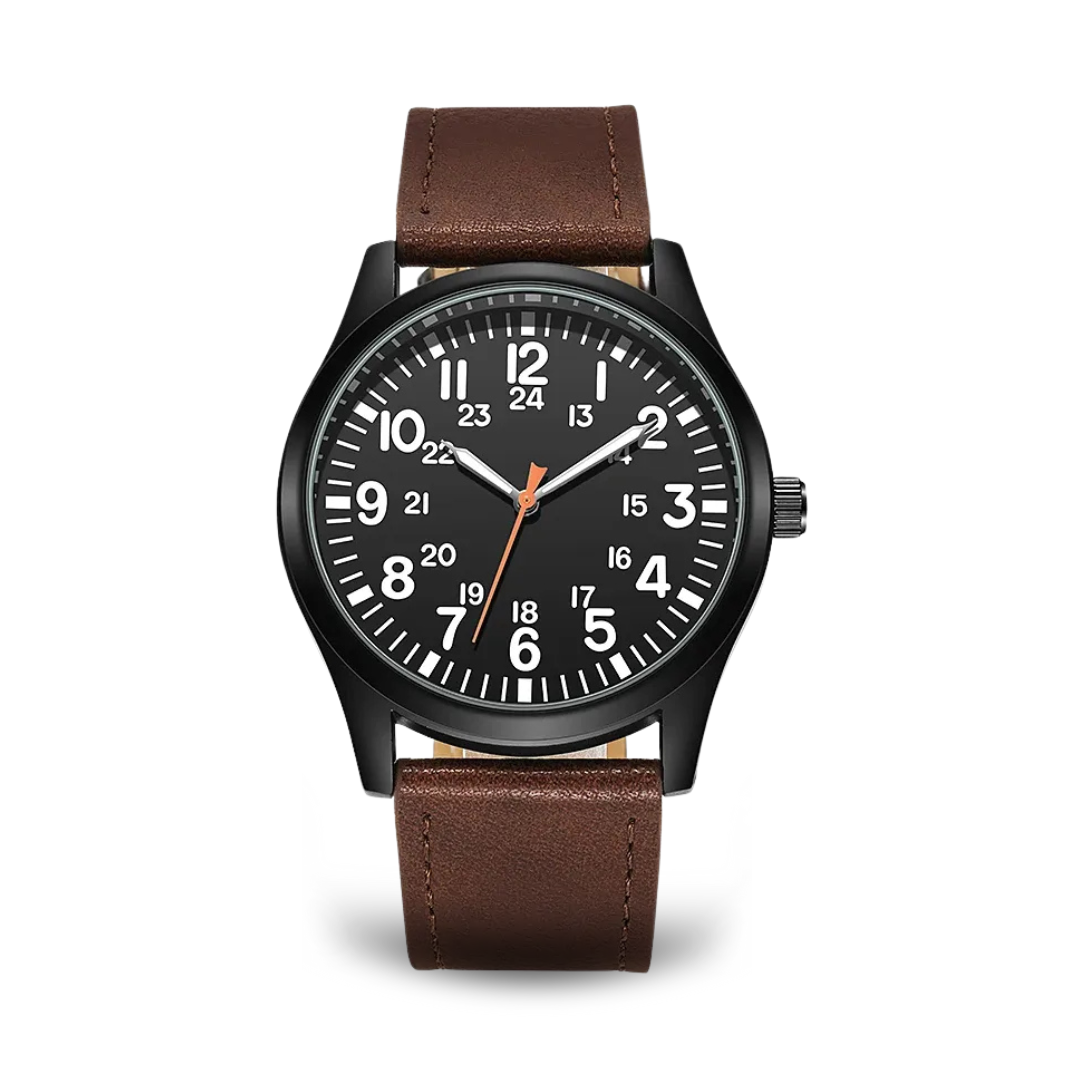 Militärische Felduhr 42mm mit Quarzwerk und Strapazierfähigem Stoffarmband - Stilvoll und Robust