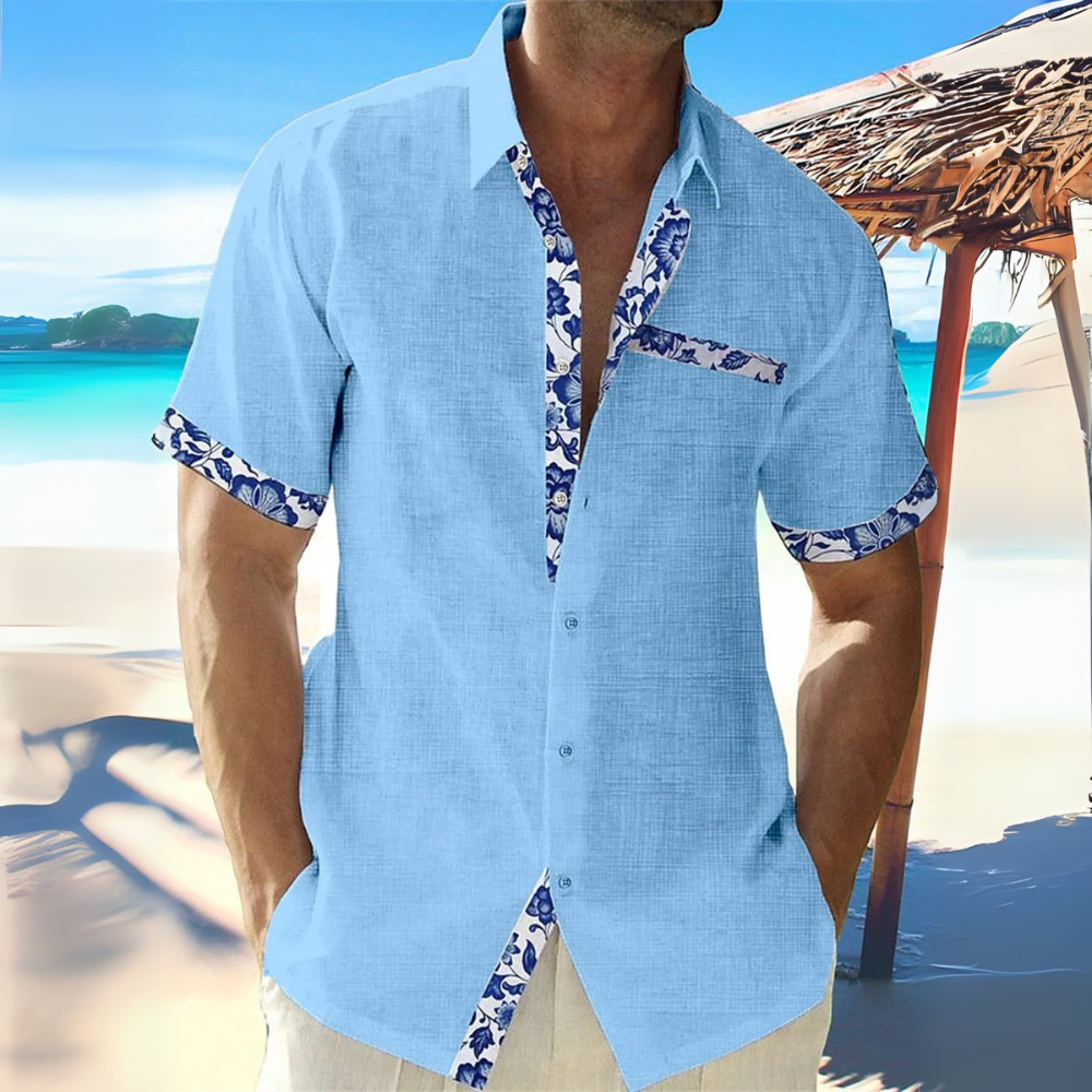 Herren Atmungsaktives Kurzarm Hemd | Sommer Stilvoller Komfort