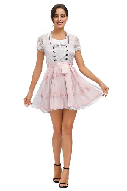 Damen Bayerisches Oktoberfest Dirndl Kleid