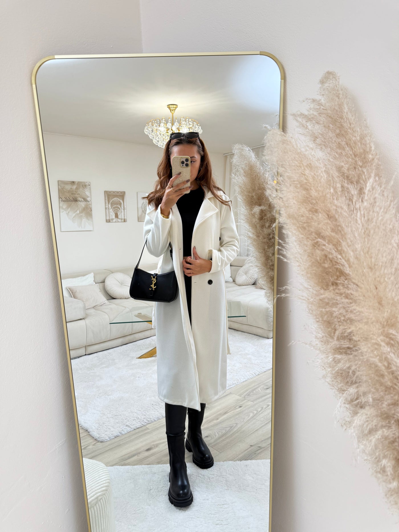 Cord-Trenchcoat-Mantel