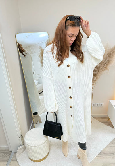 Strickkleid zum Knöpfen