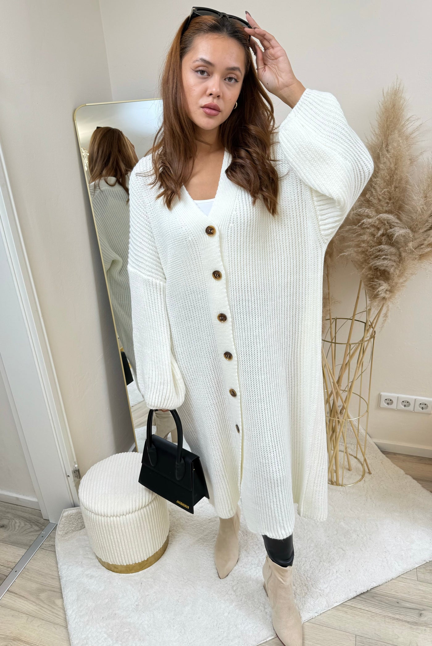 Strickkleid zum Knöpfen