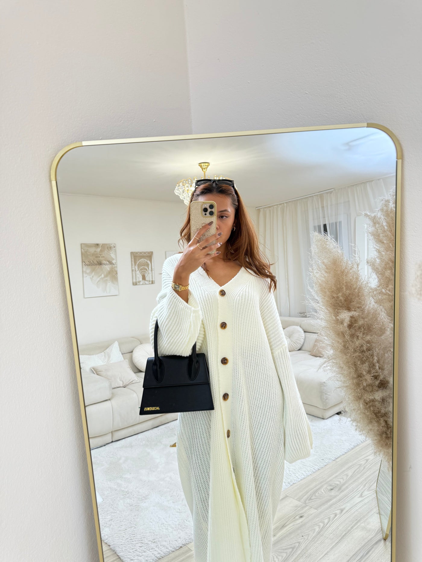 Strickkleid zum Knöpfen