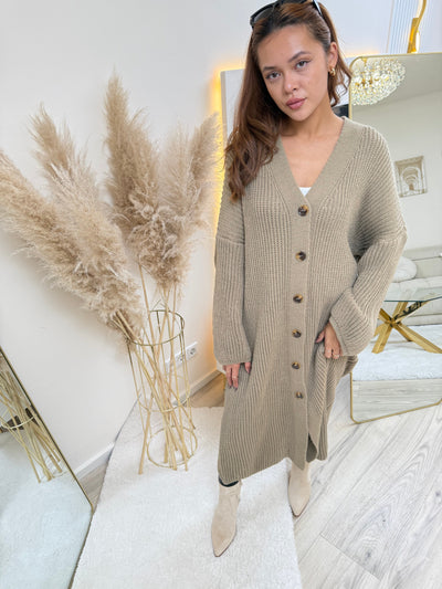 Strickkleid zum Knöpfen