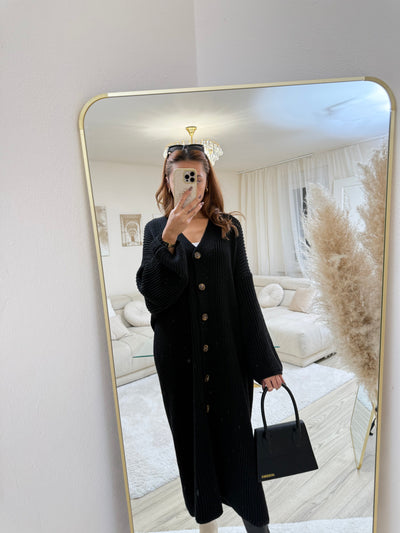 Strickkleid zum Knöpfen