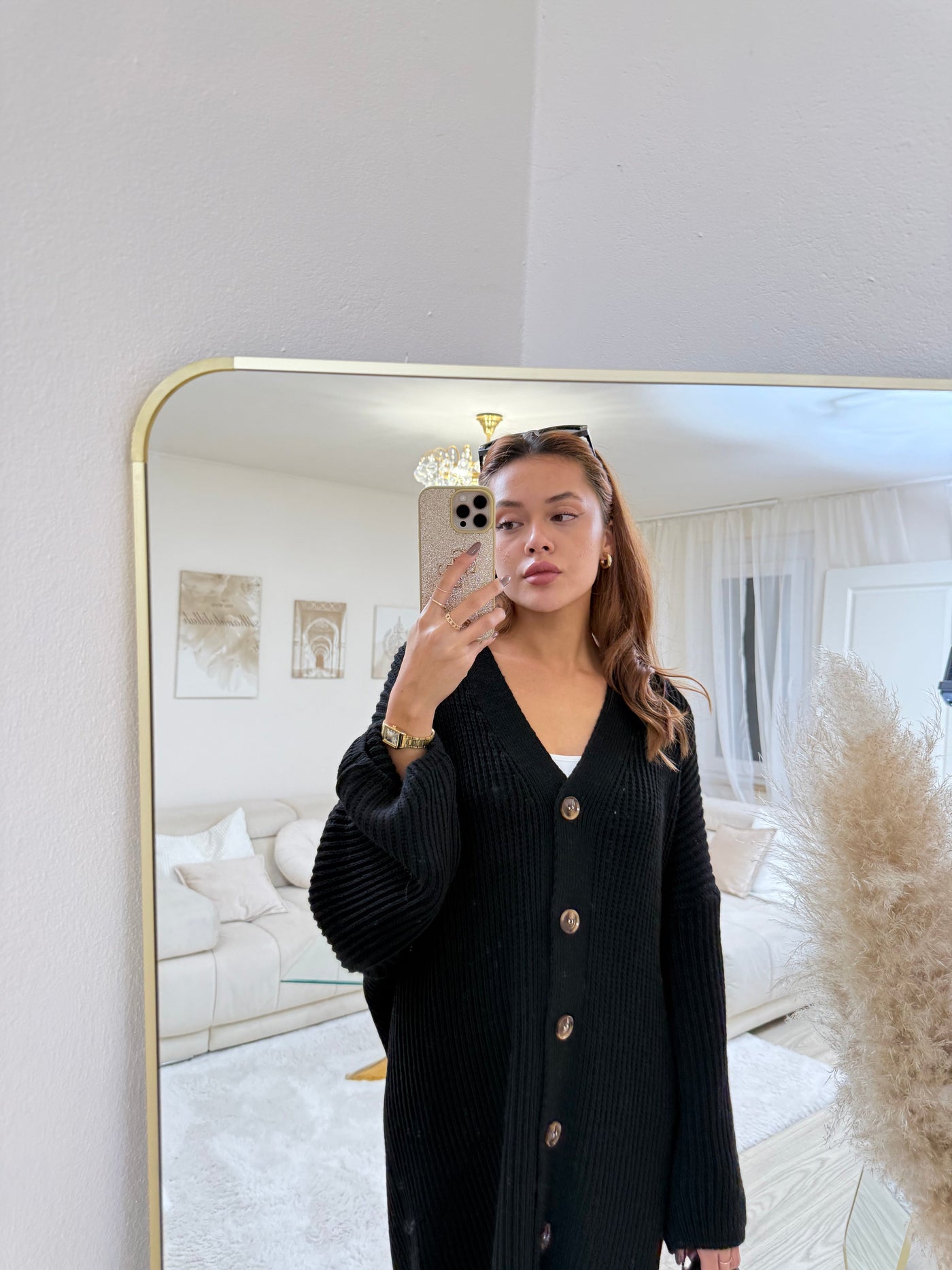 Strickkleid zum Knöpfen