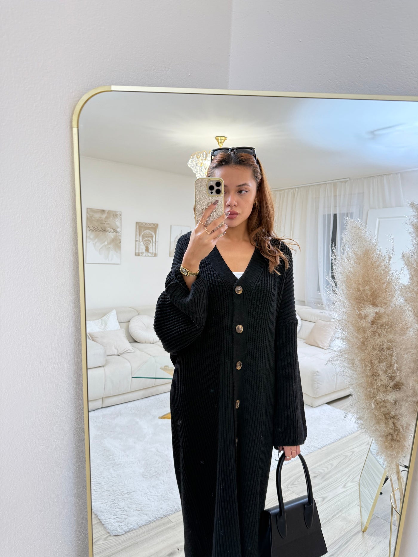 Strickkleid zum Knöpfen